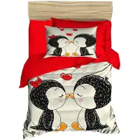 L'essentiel Maison , PH169, Baby-Bettbezug-Set, Rot, 100 x 150 cm