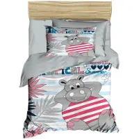 L'essentiel Maison , PH124, Baby-Bettbezug-Set, Grau, 100 x 150 cm