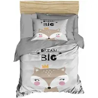 L'essentiel Maison , PH1103, Baby-Bettbezug-Set, Grau, 100 x 150 cm