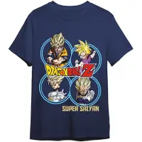 Toei Animation Super Saiyans Dragon Ball Z Kurzarm-t-shirt S S