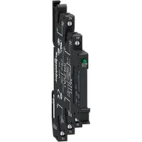 Schneider Electric Electric RSL1PVPU Schmales Interface-Relais RSL im Sockel, 1 W, 6 A, LED, Schraubk., 230VAC/DC - 10 Stück