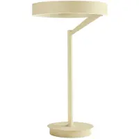 Gea Luce Criseide L Neue beige Tischleuchte – 30 W LED, Doppelabstrahlung, 1400 lm, 3000 K, dimmbar, Aluminium –