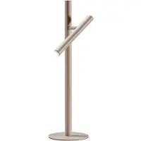 Gea Luce Gealuce GLS Tischleuchte aus taubengrauem Aluminium – 5,4 W LED-Licht mit Dimmfunktion, 3000 K, 25° Abstrahlwinkel, Schutzart IP20, modernes und elegantes Design