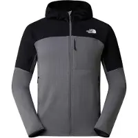 The North Face Mens Polartec Powergrid Stormgap Hoodie smoked pearl/tnf black (RPI) L