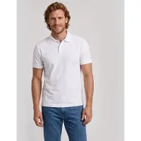 GUESS für Herren. M6YP60K4388 Basic Poloshirt Kurzarm weiß (L), Lässig, Baumwolle