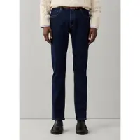 Hackett London für Herren. HM2100182 Jeans Powerflex Rinse Wsh marineblau (33/30), Lässig, Baumwolle, Denim
