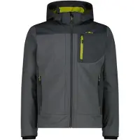 CMP Herren Softshell Jacke Zip Hood 3A01787N-00FZ 48 - Jungle-Black Pine - 48