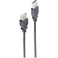 Shiverpeaks BS13-24045, 3 m, USB A, USB A, USB 2.0, 0,48 Gbit/s, Schwarz