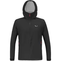 Salewa - Puez Aqua 4 PowerTex 2.5L Jacket - Regenjacke Gr 50 schwarz