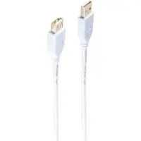 Shiverpeaks USB Kabel A St./A Buchse verg. 2.0 weiß 5m