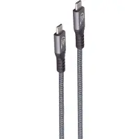 Shiverpeaks BS13-68000, 0,25 m, USB C, USB C, USB4 Gen 3x2, Grau