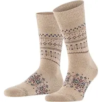 Falke Socken "Sky Limit", Herren, Gr. 43-46, beige (beige meliert (4091)), Obermaterial: 30% Wolle WO. 28% Polyamid PA. 25% Viskose CV. 17% Kaschmir WS., glatt, Socken Socken