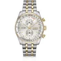 BOSS Skytraveller Pro zweifarbige Uhr mit Saphirglas Grösse ONESI