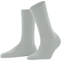 Falke Softmerino Damen Socken, 37-38, Grau, Uni, Schurwolle