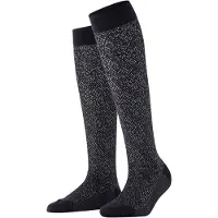 Falke Snow Glitter Damen Kniestrümpfe dark navy (6370) 39-42
