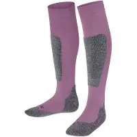 Falke Active Ski Kinder Kniestrümpfe, 23-26, Rosa, Uni, Wolle