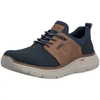 Rieker Herren B1850-14 Slipper Blue Combination, Schuhgröße:47 EU