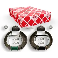 Febi Bremsbackensatz 37546 Hinterachse für PEUGEOT RENAULT