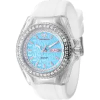 TechnoMarine Cruise TM-125039 Damenuhr - Quarzwerk - Edelstahl mit blauem Zifferblatt - 40 mm