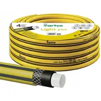 AGAPLAST 3-lagiger Wasserschlauch Gartenschlauch Schlauch Gartenbewässerung Flexibel Flexischlauch Polyester-Kreuzgeflecht UV-beständig 25 Bar 3/4" 50m