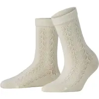 Falke Softmerino Special Edition Damen Socken, 35-38, Weiß, AnderesMuster,Struktur,AnderesMuster, Schurwolle
