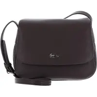 Lacoste Umhängetasche Flap Crossover Bag Dark Brown dunkelbraun