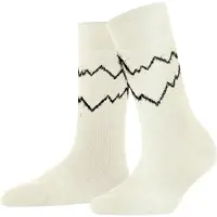 Falke Socken "Peak", Kinder, Gr. 39-40, weiß (off, weiß (2040)), Obermaterial: 58% Schurwolle WV. 24% Alpaka WP. 18% Polyamid PA., glatt, Socken Socken