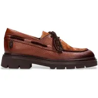 Hispanitas für Damen. BHI265185 Braune Newyork Lederschuhe (38), 1 bis 3 cm, Keine, Lässig