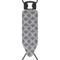 STAUS&BACH Bügelbrett M – für Bügeleisen – 114 x 38 cm – Dampfbügeleisen – Dunkelgrau – Ironiq Pro