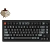 Keychron V1 Ultra 8K, Verkabelt & Kabellos, Bluetooth, Mechanischer Switch, QWERTY, RGB-LED, Schwarz