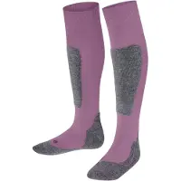 Falke Active Ski Kinder Kniestrümpfe, 35-38, Rosa, Uni, Wolle