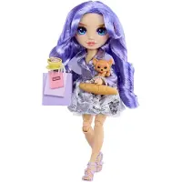 MGA Entertainment Rainbow High Pretty in Paris Fashion - Violet Willow (Purple), Modepuppe, Weiblich, 4 Jahr(e), Junge/Mädchen, 280 mm, Mehrfarbig, Violett