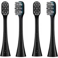 Seysso Hypertech Efficiency Zahnbürstenköpfe Schwarz 4 Stück