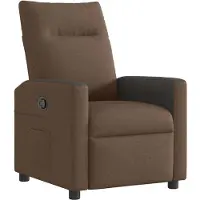 vidaXL Relaxsessel Braun Stoff