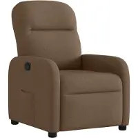 vidaXL Relaxsessel Braun Stoff