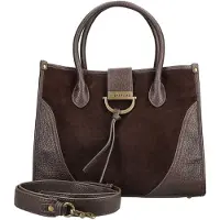 Hispanitas für Damen. BI265022 Braune Tote-Bag aus Wildleder (OSFA), Lässig