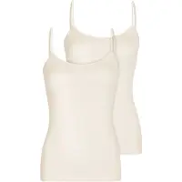 Nina von c. Unterhemd NINA VON C. "2er Pack Damen Spaghettitop Pure", Damen, Gr. 36, N-Gr, beige (champagner), Obermaterial: 52% Viskose CV. 40% Modal CMD. 8% Elasthan EL., Unterhemden Unterhemd