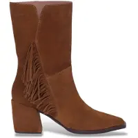 Wonders für Damen. M-6404 Charme Lederstiefel braun (39), 3 bis 5 cm, Keine, Lässig
