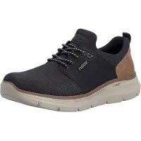 Rieker Herrenschuhe Slipper Schwarz Freizeit