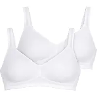 Nina von c. Soft-BH NINA VON C. "2er Pack Soft BH Secret Soft & Shape", Damen, Gr. 80, Cup A, weiß, Obermaterial: 85% Polyamid PA. 15% Elasthan EL., BHs Soft-BH