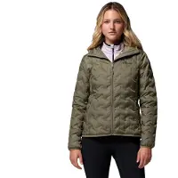 Columbia - Women's Delta Ridge II Down Hooded Jacket - Daunenjacke Gr XS oliv