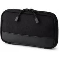 OEM VHV - Pennaletui - Dreieckiges Etui mit Innenfächern und flachem Boden - Wasser- und schmutzabweisend, schwarz - Für Schule und Büro