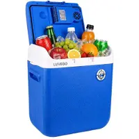 Luvego Elektrische Kühlbox 30L - Kühlbox 12V/230V - Tragbare Kühlbox Für Auto, Camping, Wohnwagen & Urlaub