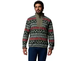 Columbia Men’s Sequoia Grove II Printed Fleece Jacket greenscape wizard island (366) XXL