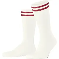 Falke Dynamic Wool Unisex Socken, 37-38, Weiß, Streifen, Schurwolle