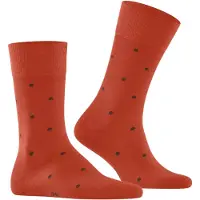 Falke Dot Herren Socken, 43-46, Orange, Punkte, Baumwolle