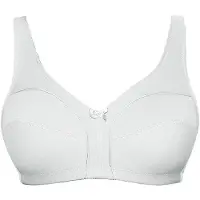 Viania Soft-BH "Baumwoll Soft BH Basic", Damen, Gr. 90, Cup D, weiß, Obermaterial: 100% Baumwolle CO., BHs Soft-BH