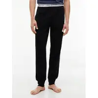 Tommy Hilfiger Pyjamahose "JERSEY CUFFED", Herren, Gr. XXL (56), N-Gr, schwarz, Jersey, Obermaterial: 100% Baumwolle, UNDERWEAR, unifarben, Basic lang, Hosen Pyjamahose, mit Bündchen und Logos