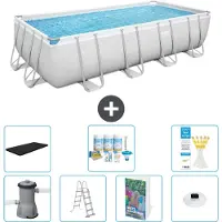 Bestway Power Steel Rechteckig - 488x244x122 cm - 6-teilig S576