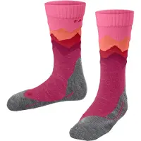 Falke TK2 Trend Kids Kinder Wandersocken, 35-38, Rot, Schurwolle